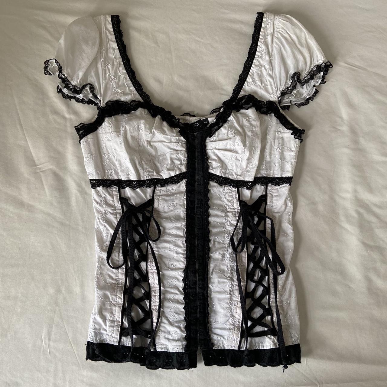 Tripp Nyc black and white deals corset