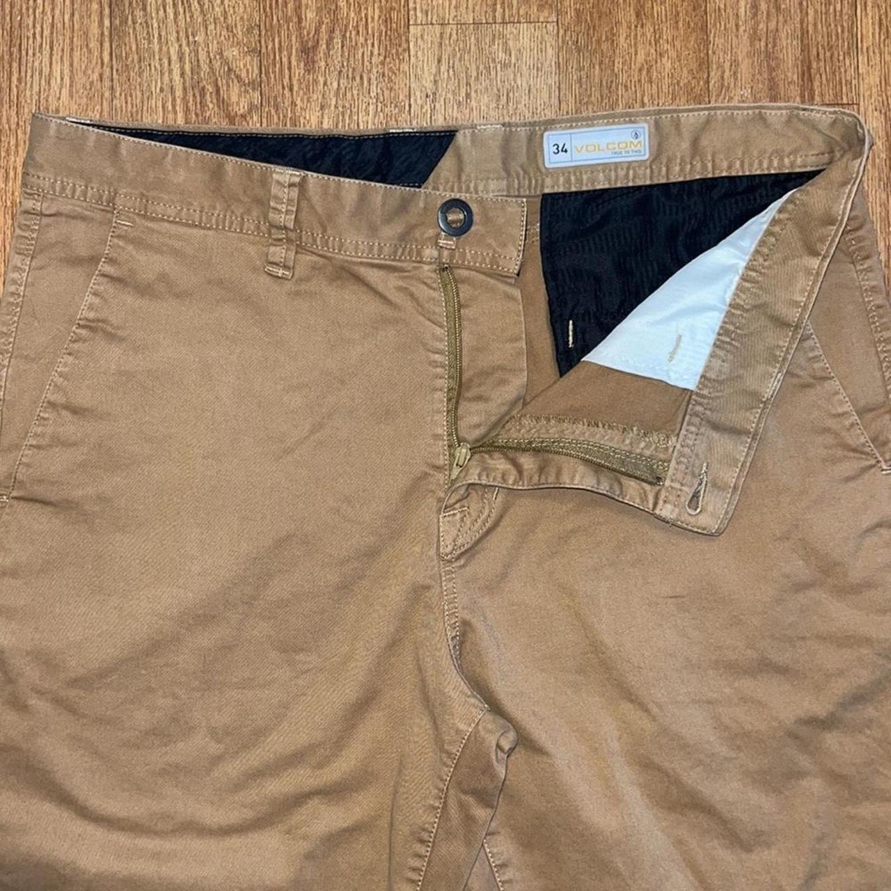 Volcom Men's Shorts - Tan - 34" – Volcom true to … - image 4