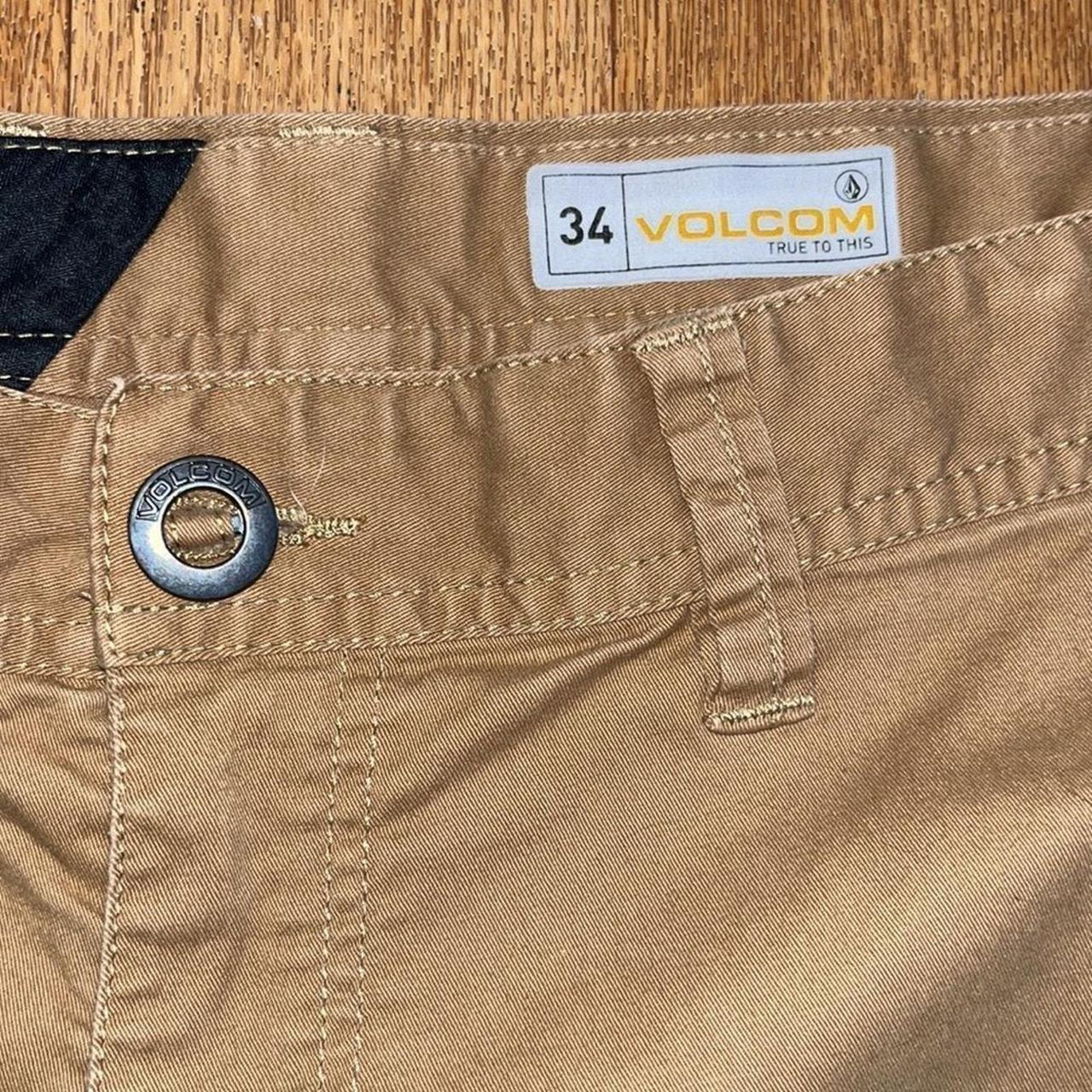 Volcom Men's Shorts - Tan - 34" – Volcom true to … - image 3