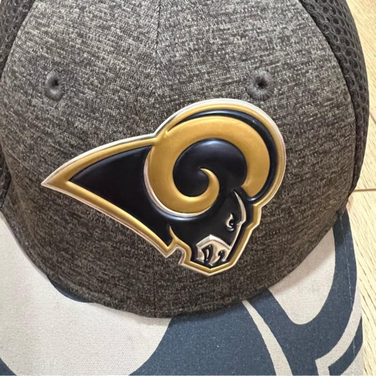 NFL New Era LA Rams blue & gray sports hat, Child - Depop