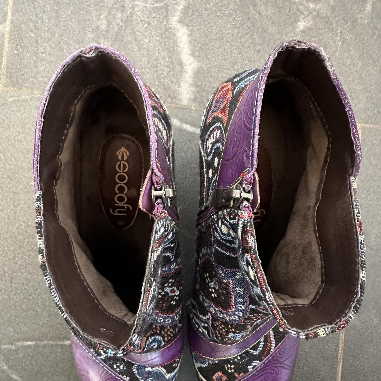 Socofy on sale purple boots