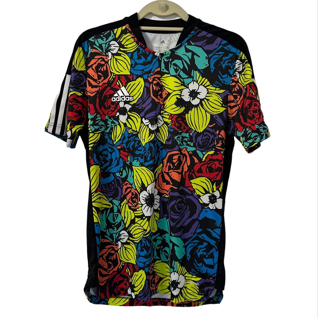 Adidas floral shirt mens online