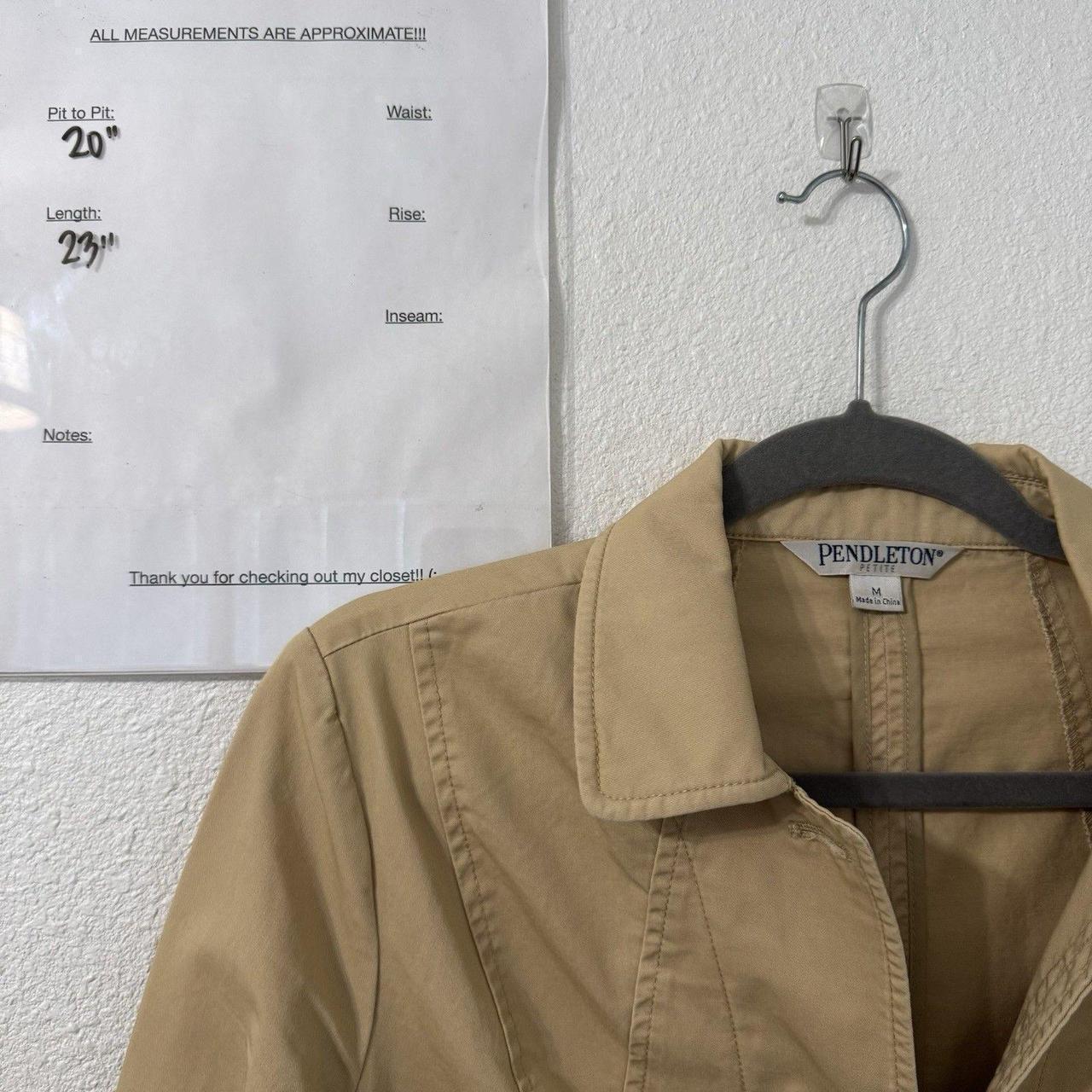 Pendleton Women's Lightweight Jacket Jacket - Bro… - image 6