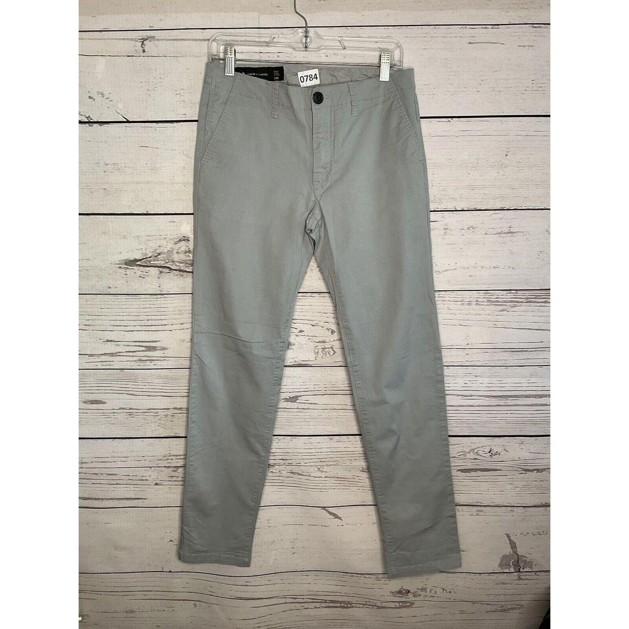 Armani Exchange A/E Light Gray Pants Men's 31R Sport... Depop