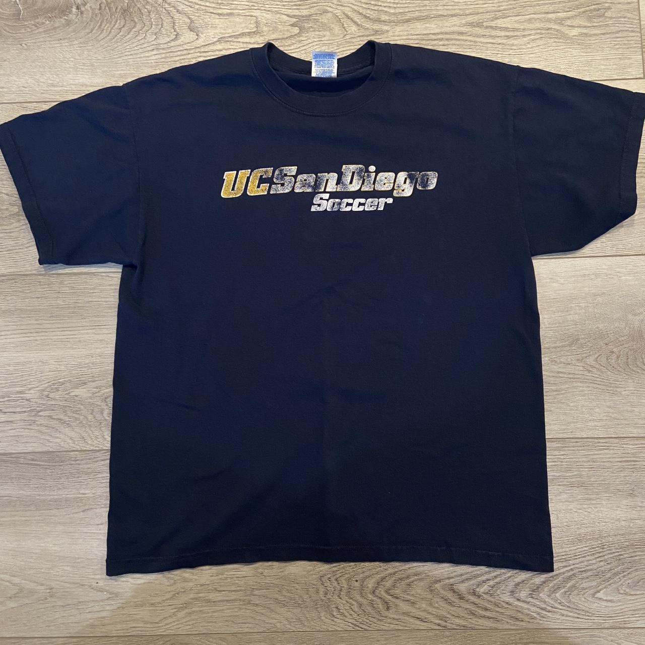 Faded UCSD Soccer T-shirt - Depop