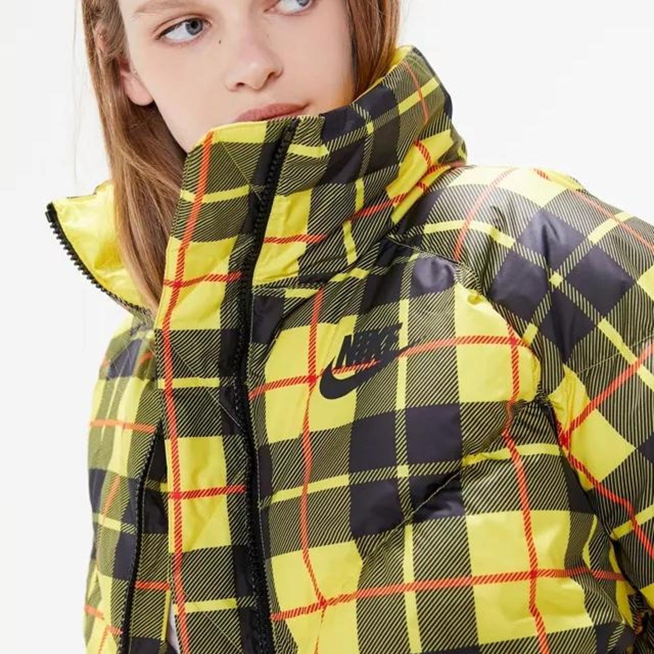 Nike plaid jacket hotsell