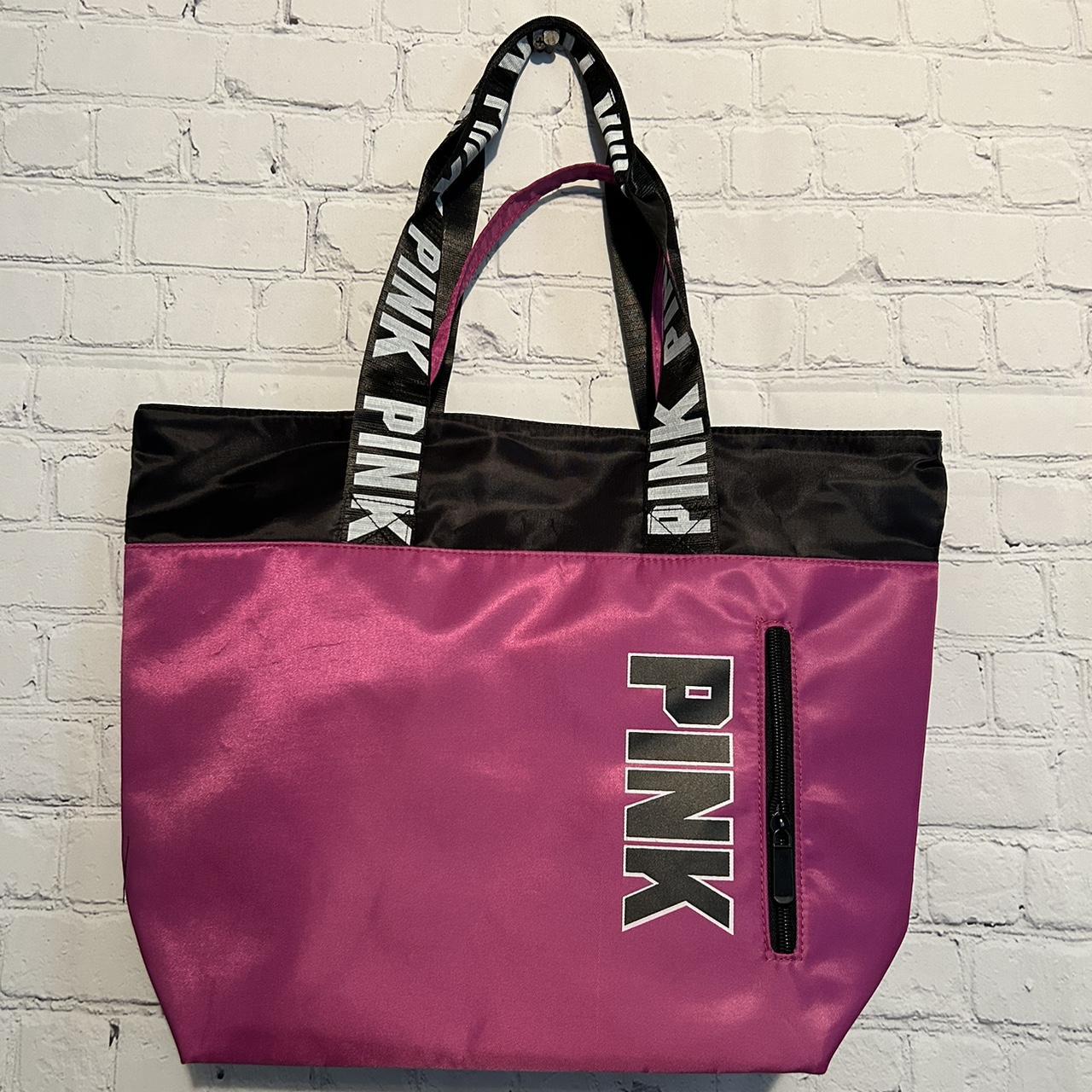 Pink Trendy Travel Shoulder Bag Color Purple Black - Depop