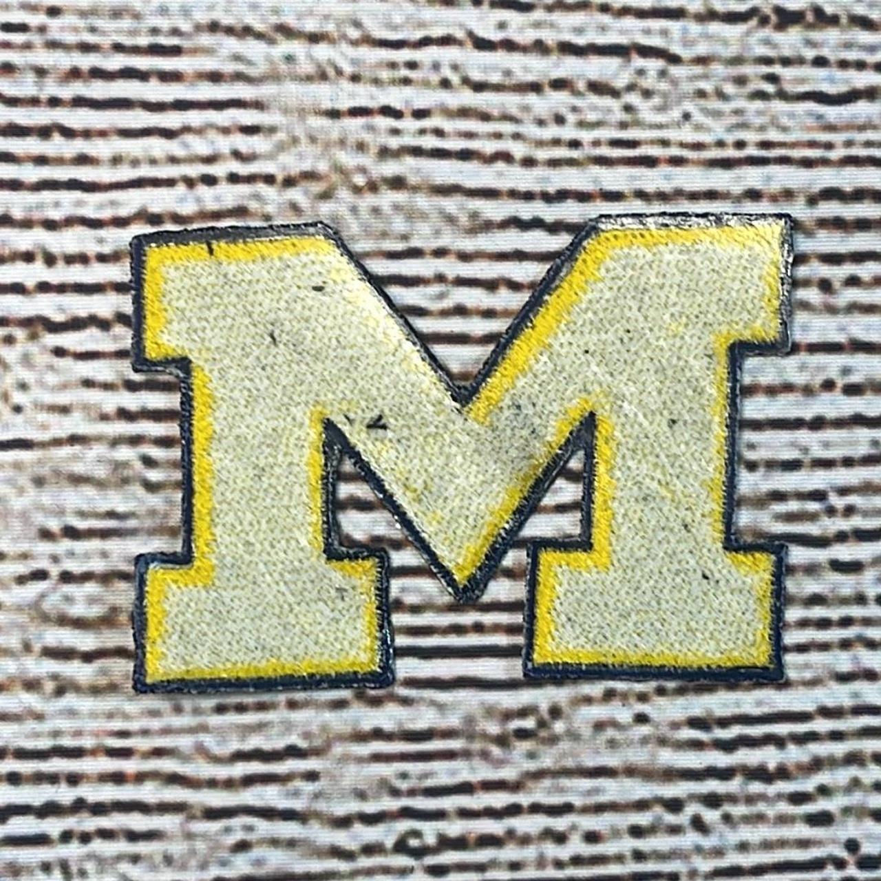 Michigan iron on patch The size width is 3.52... Depop