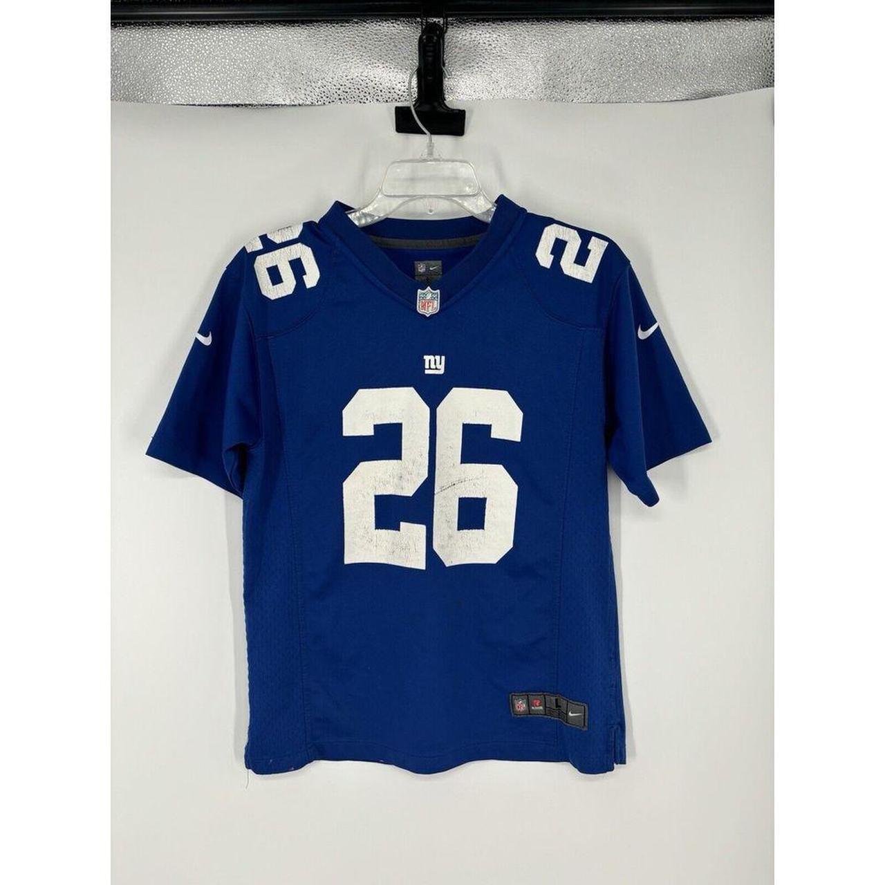 Nke New york deals giants Jersey barkley Large