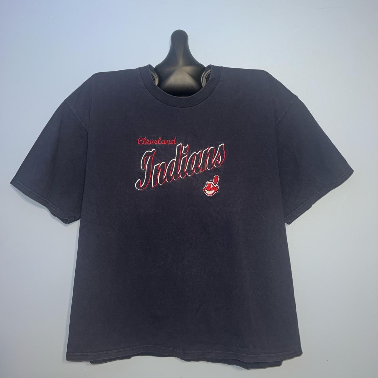 Vintage Cleveland Indians T Shirt AOP Size- Large - Depop