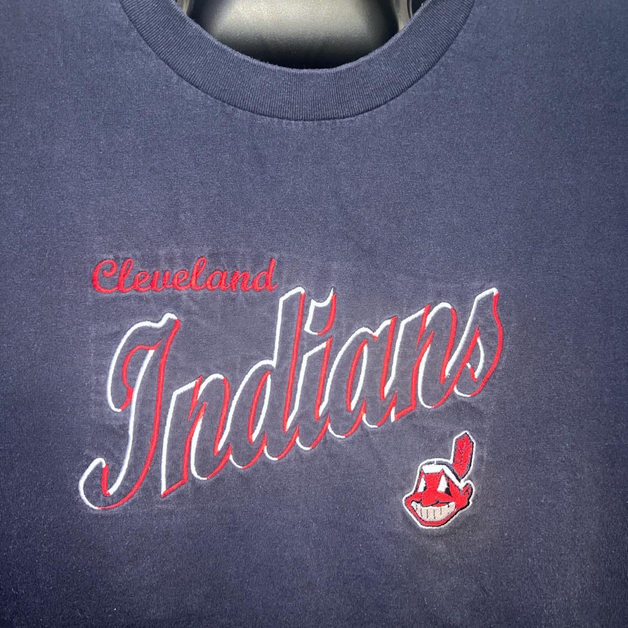 Vintage Cleveland Indians T Shirt AOP Size- Large - Depop