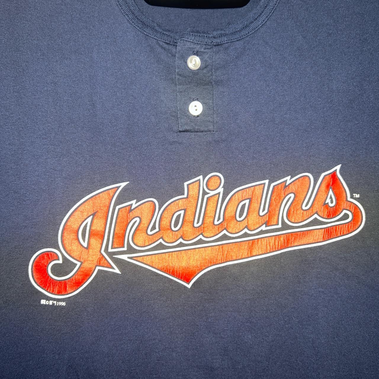 Vintage Cleveland Indians Shirt Russell Athletic - Depop