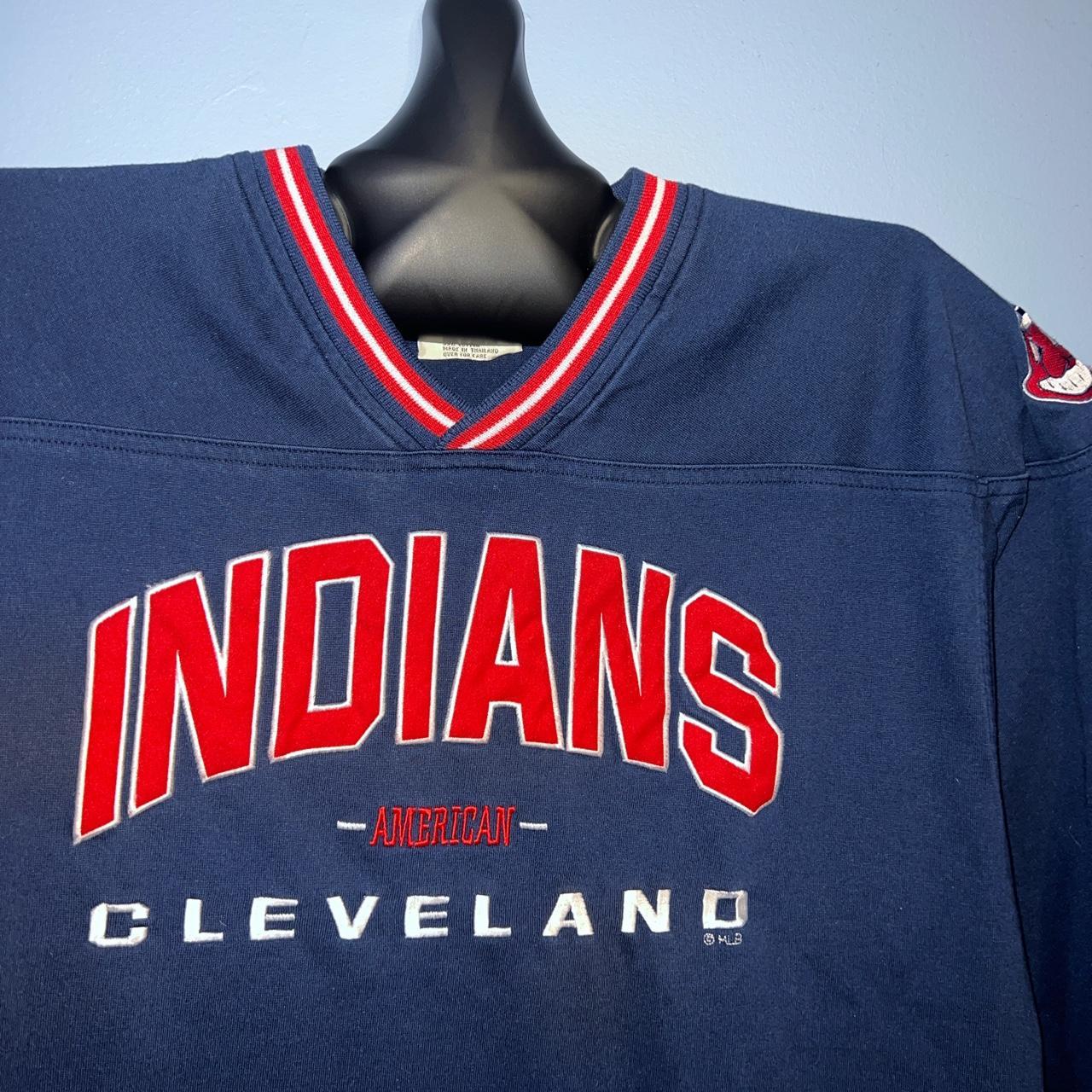 MLB Cleveland Indians Men's Long Sleeve Shirt Size M - Depop