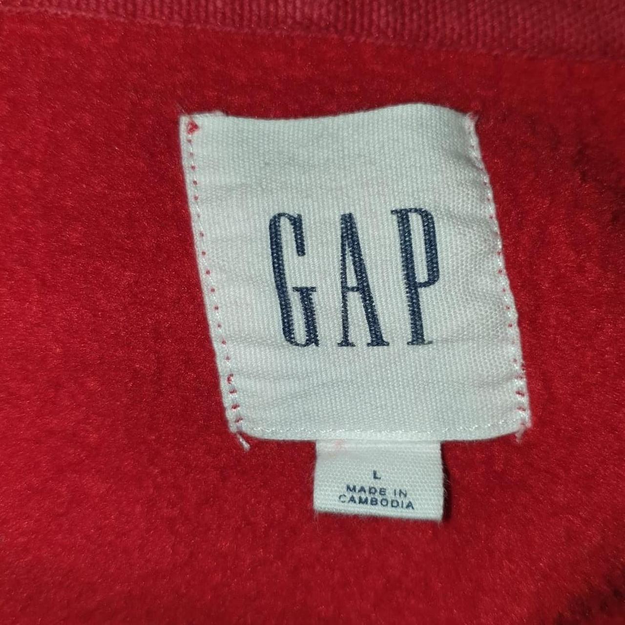 GAP - Mens zip up Hoodie Red. Size Large. In... - Depop