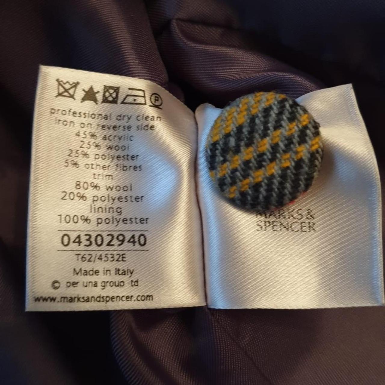 Marks and Spencer. A Stunning Wool Frill Tartan... Depop