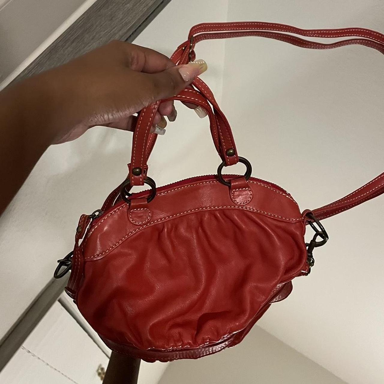 Vintage Saks Fifth Avenue Handbags Red Leather Crossbody Bag Made in USA  for Sale in St. Petersburg, FL - OfferUp