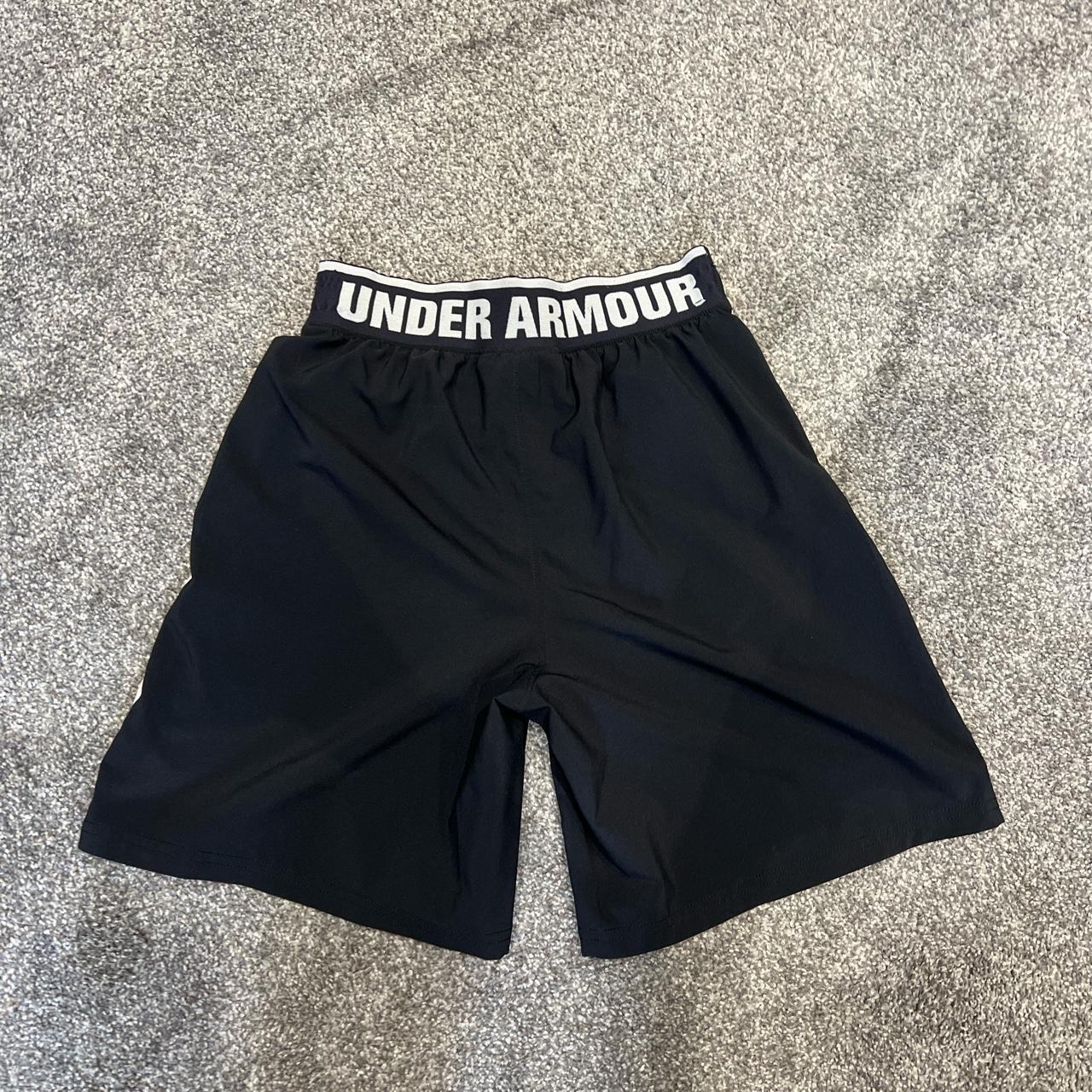 Black Under Armour Shorts • Pockets • Elastic... Depop