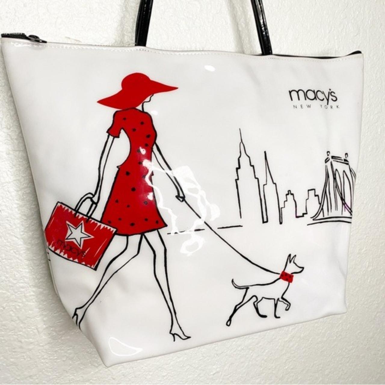 Macy's Red Tote Bags