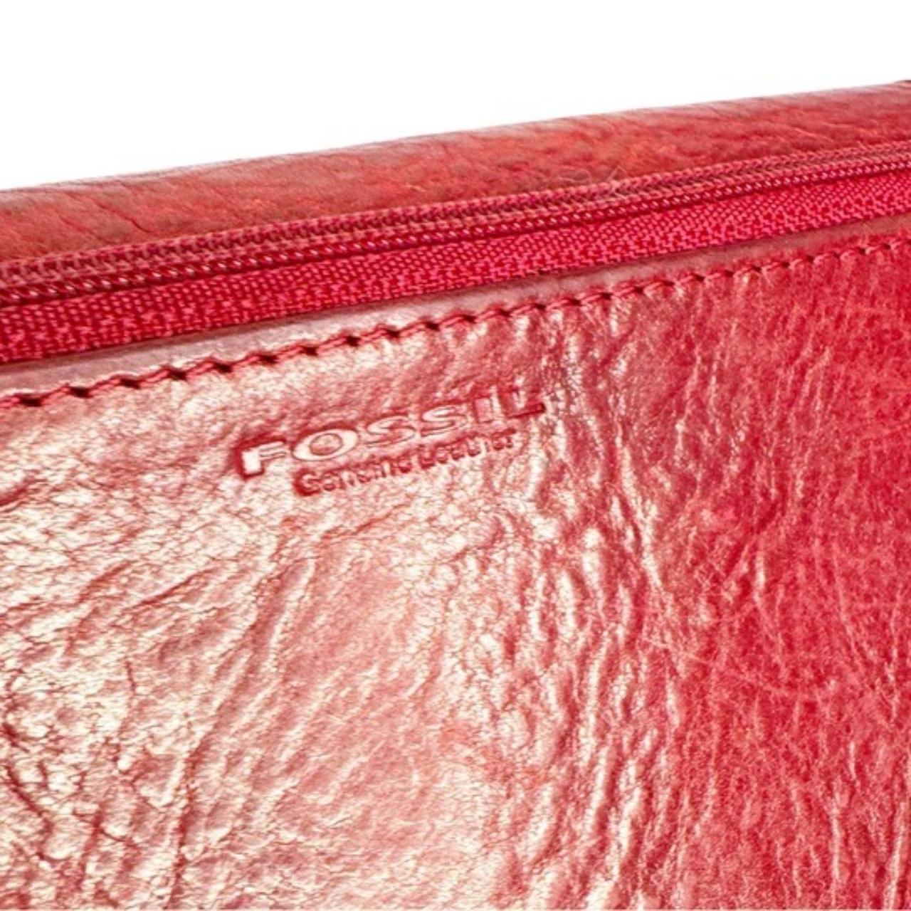 Fossil Women's Wallets - Red – FOSSIL RED TEXTURE… - image 3