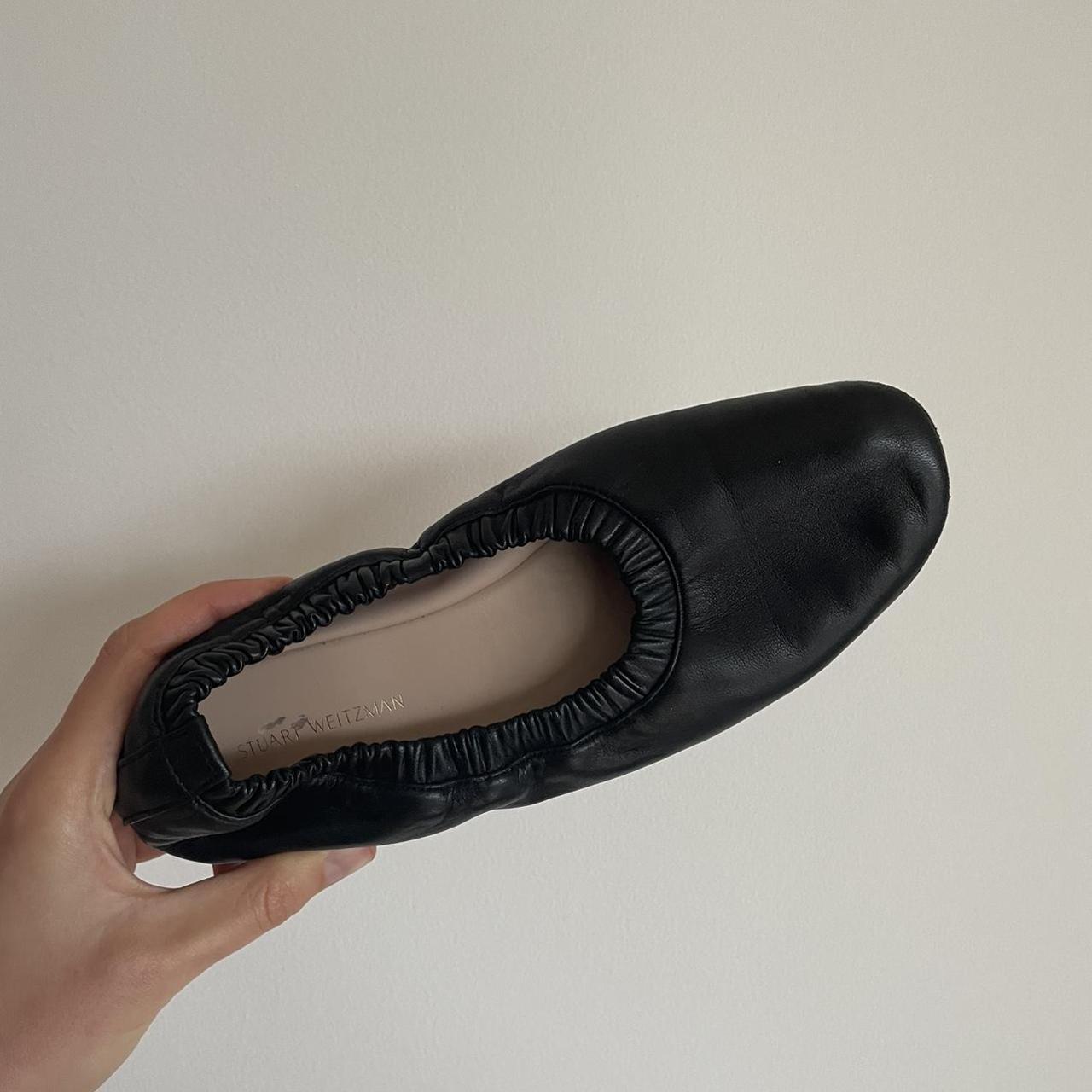 stuart weitzman lace up flats