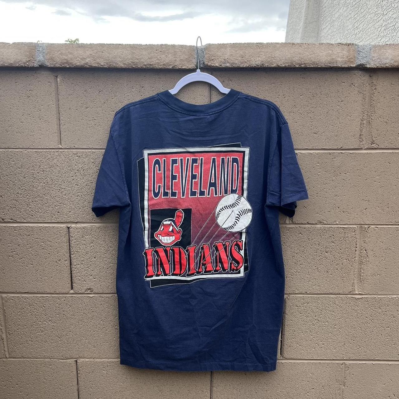 Vintage Cleveland Indians Mens T-shirt Large