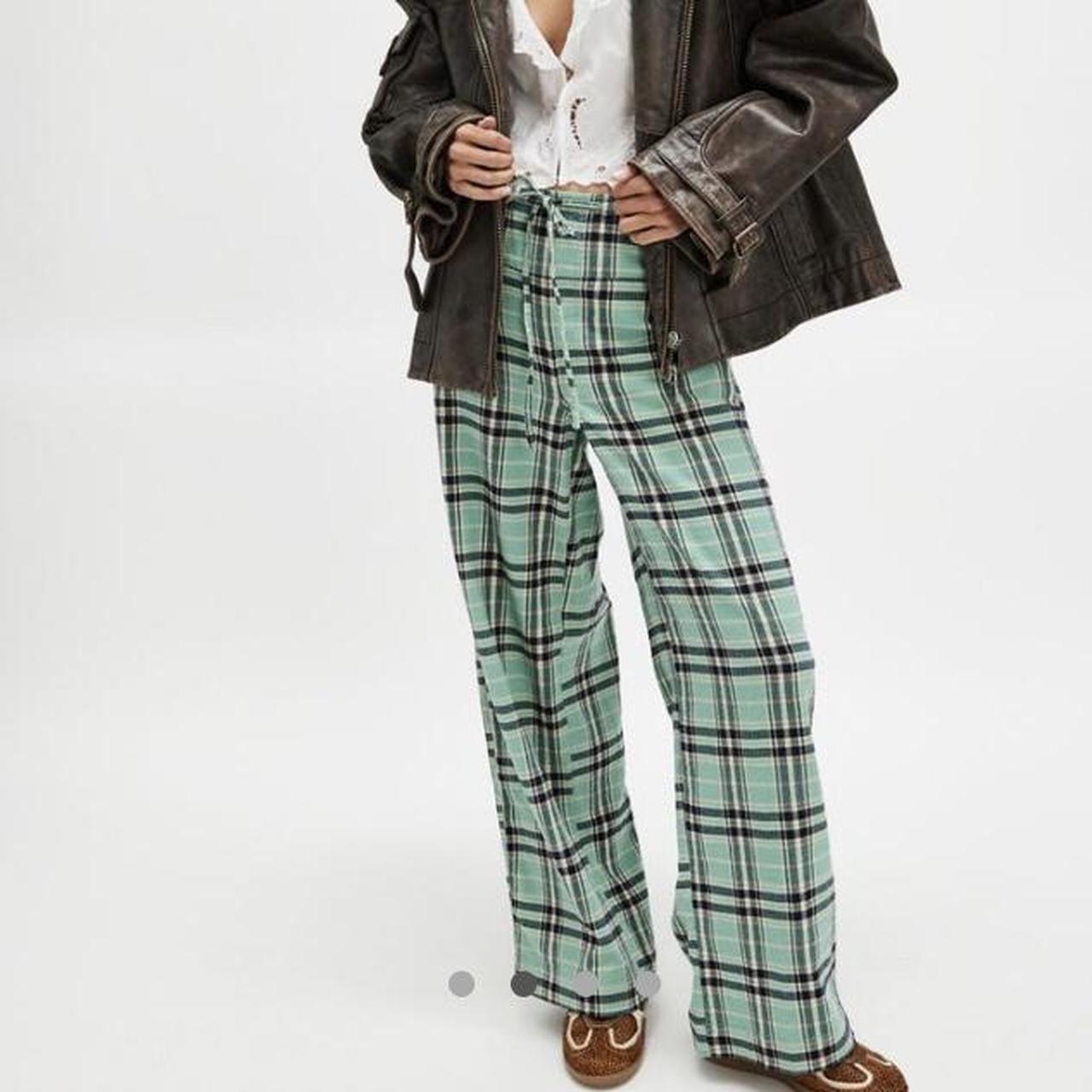 Free People ★ Hudson Canyon Plaid Pants Free People Hudson Canyon Printed Plaid Pants | Depop
