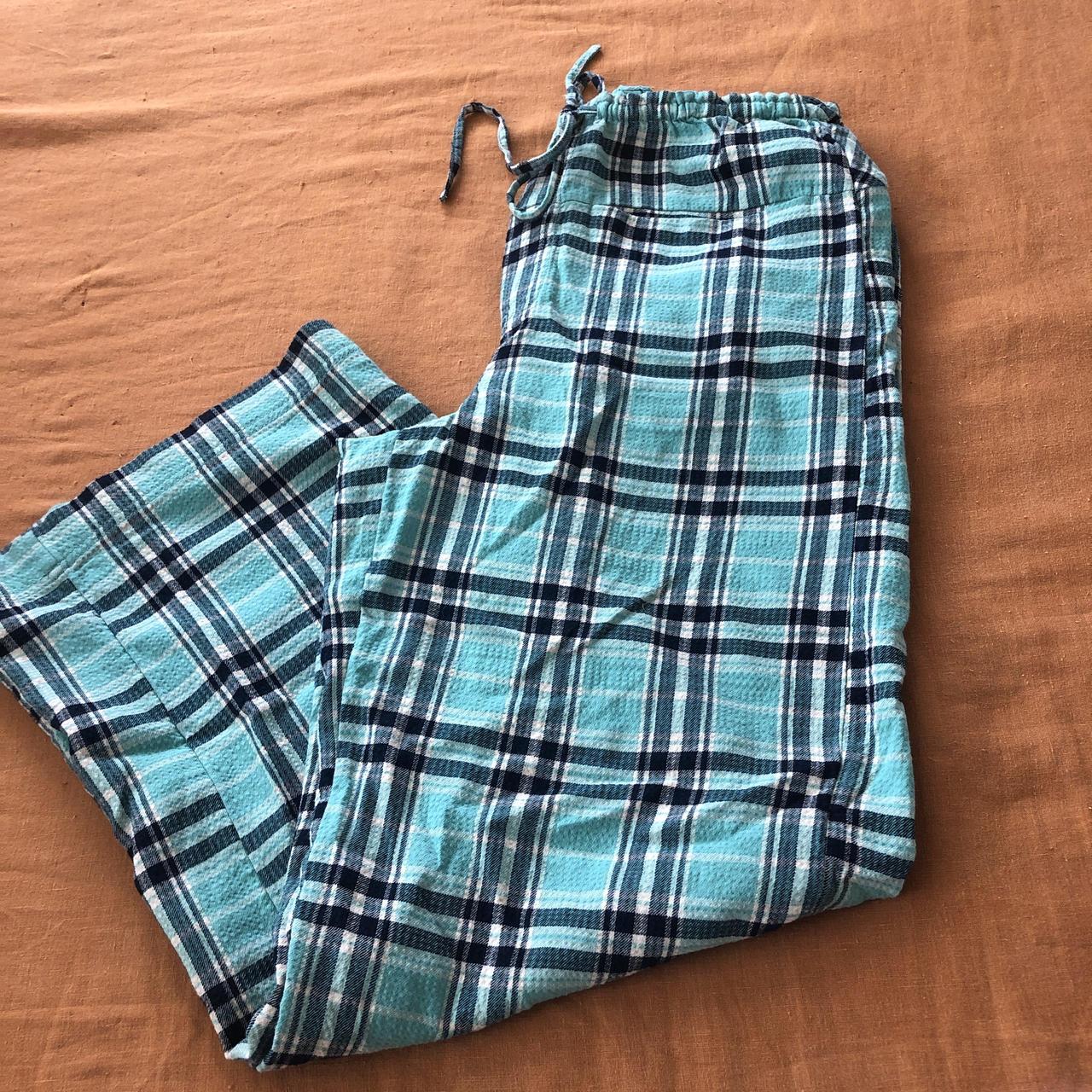 Free People Hudson Canyon Printed Plaid Pants | Depop