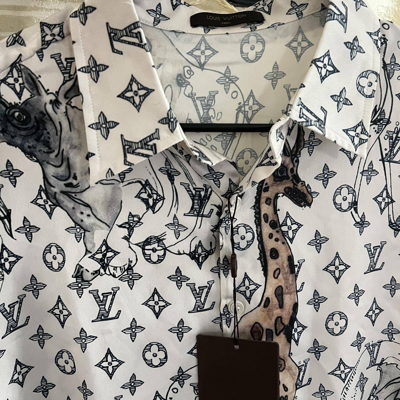 Louis vuitton x chapman brothers silk shirt - Depop