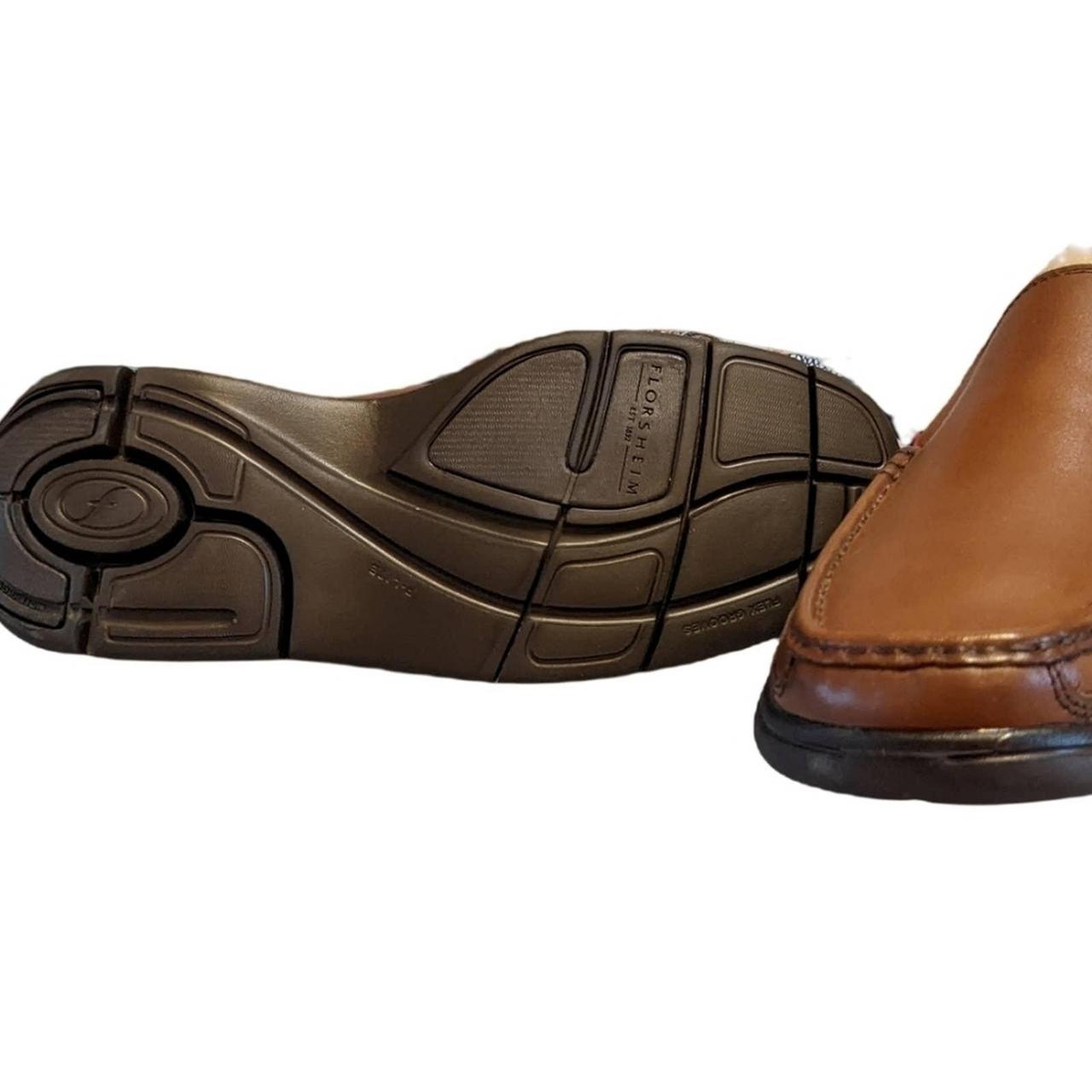 Florsheim Brown Leather Men's Loafers 7.5 new men's... - Depop