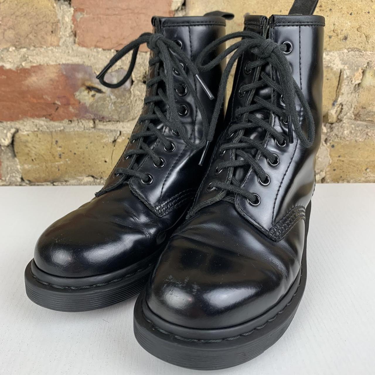 Dr Martens 1460 Pascal Mono Black Leather 8 Hole. Depop