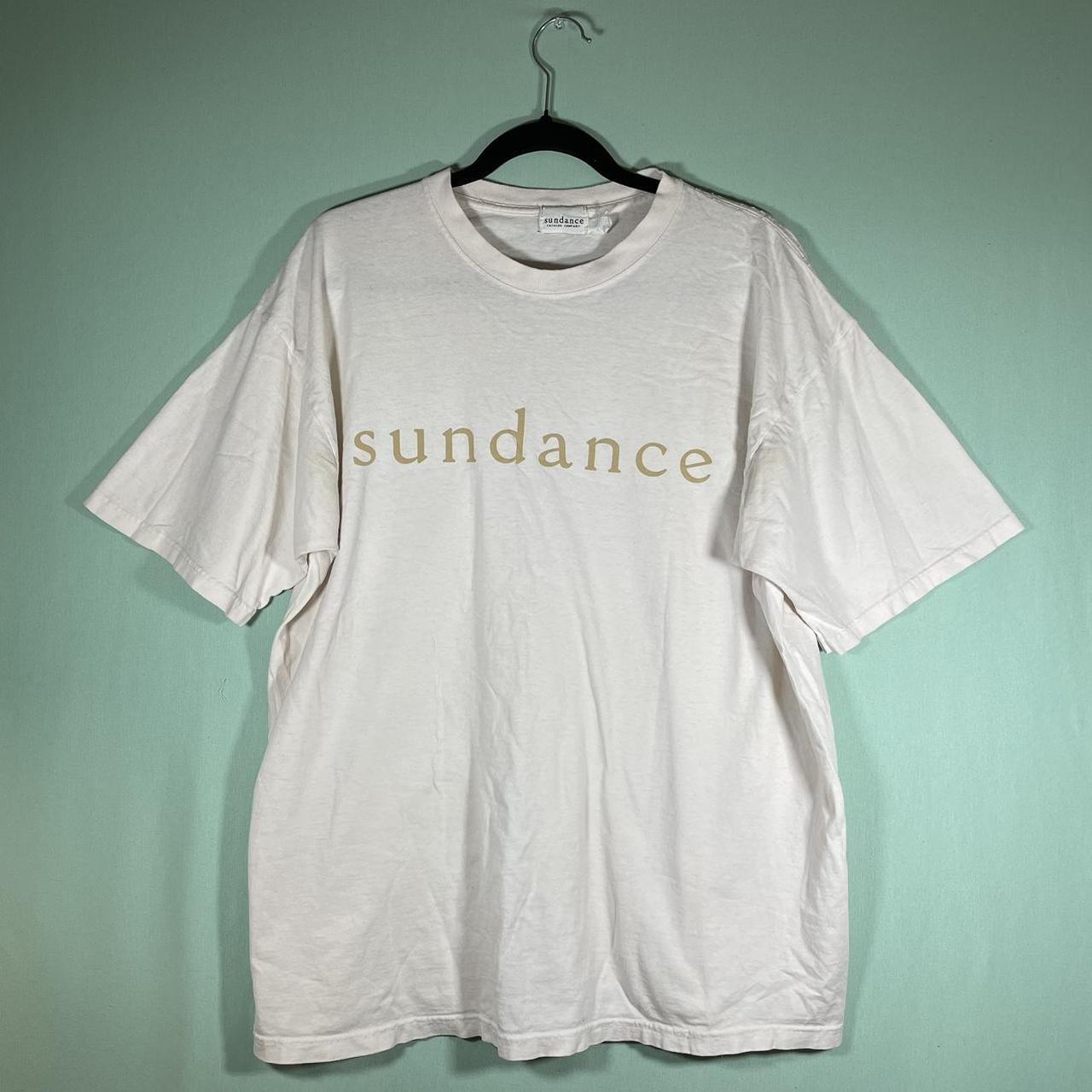 Vintage/ 90’s Cream ‘Sundance’ Catalog Company Tee... Depop