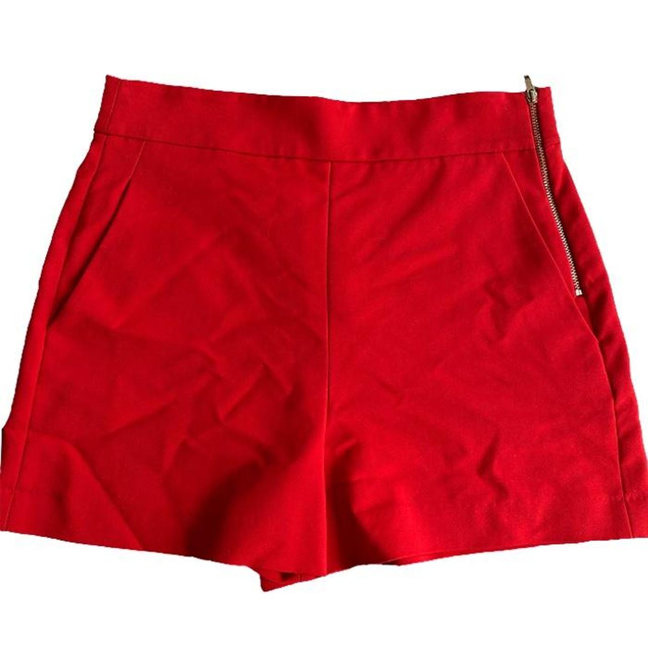 Zara Women's Red Shorts | Depop