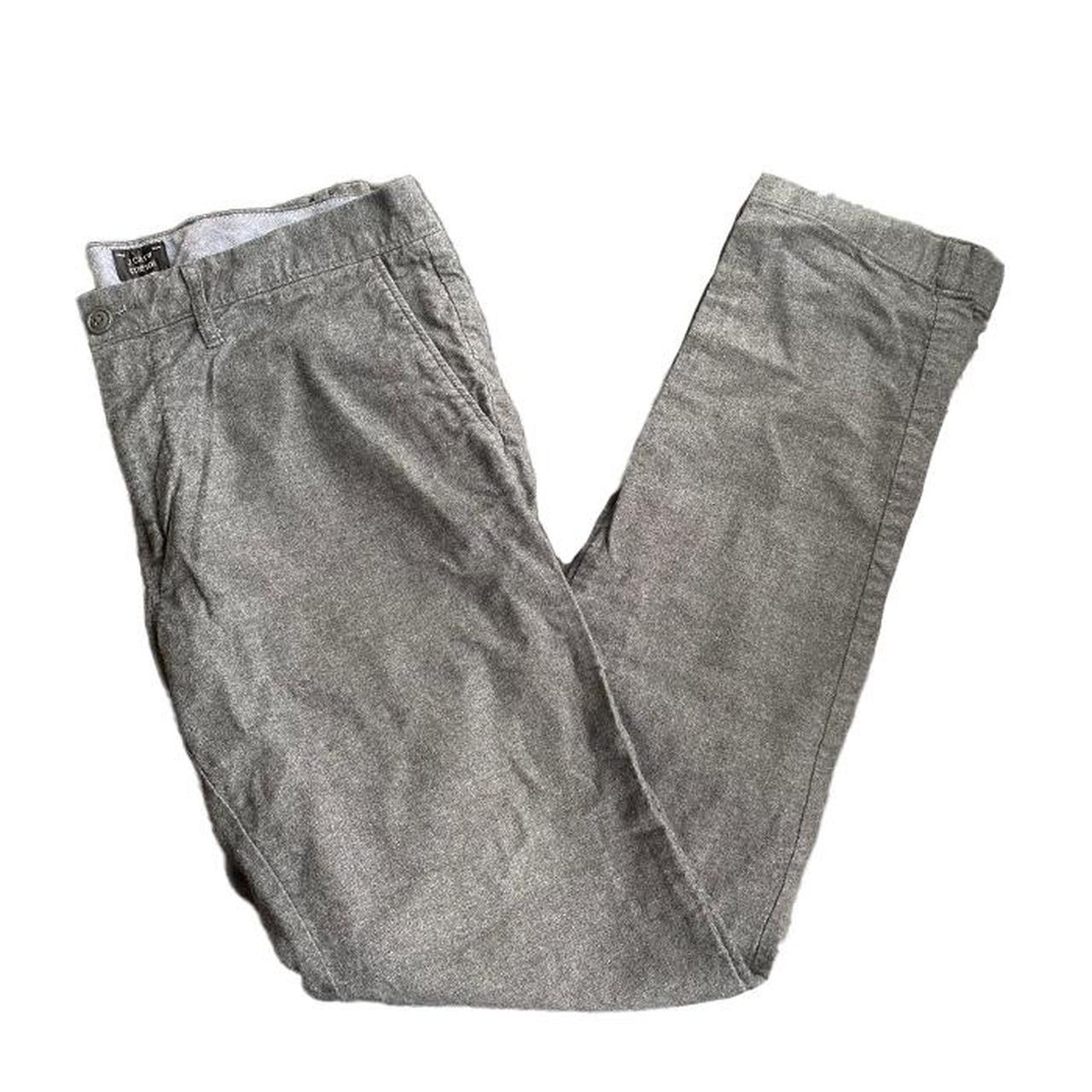 J.Crew Men's Grey Trousers Depop