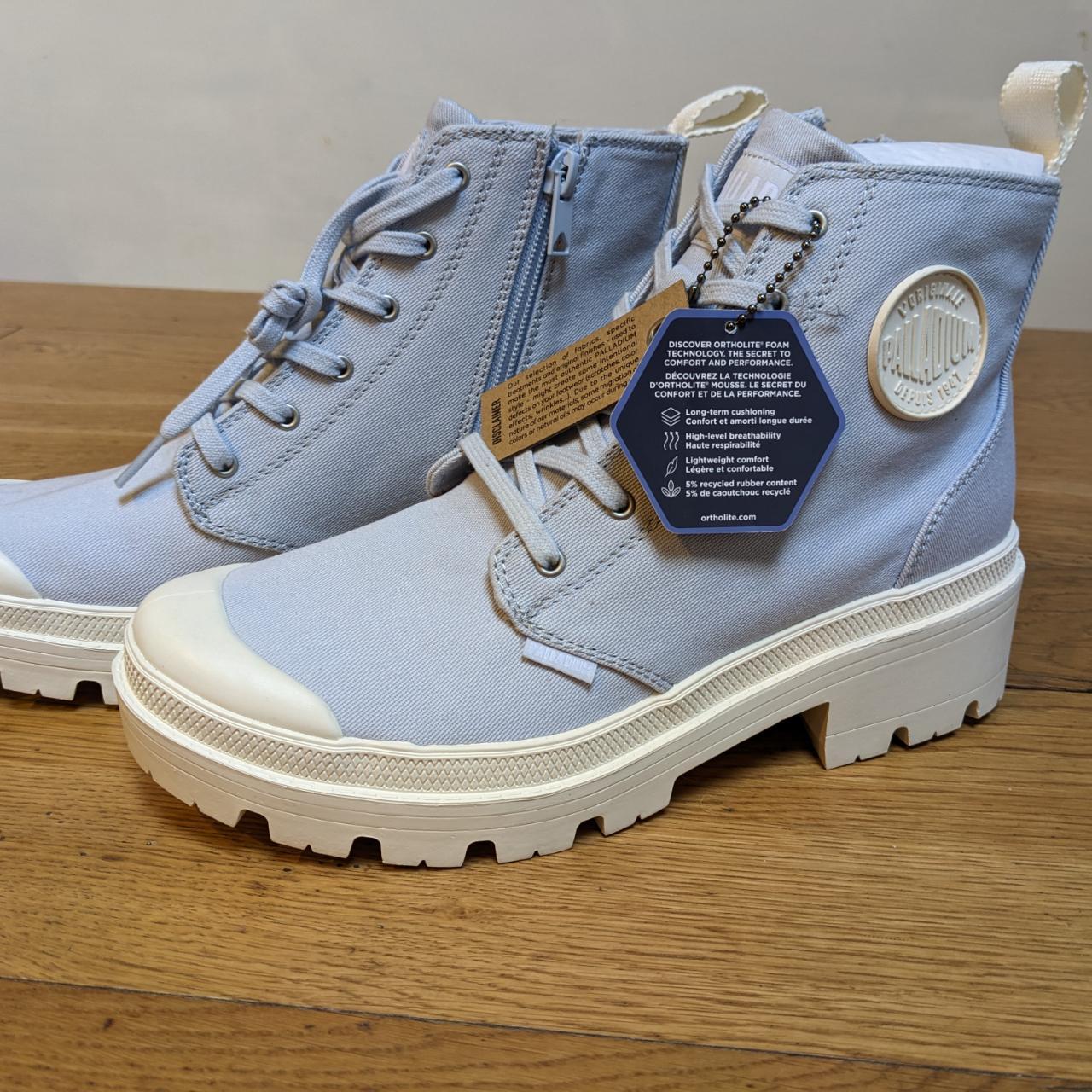 Palladium Pallatower High Women s Boots Periwinkle Depop