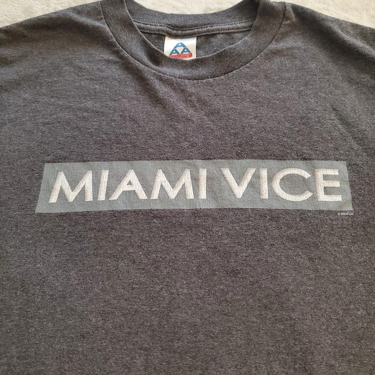 トップス Miami Vice (2006) Promotional T-Shirt 2006 Miami Vice Movie Promo Shirt (Size | Depop