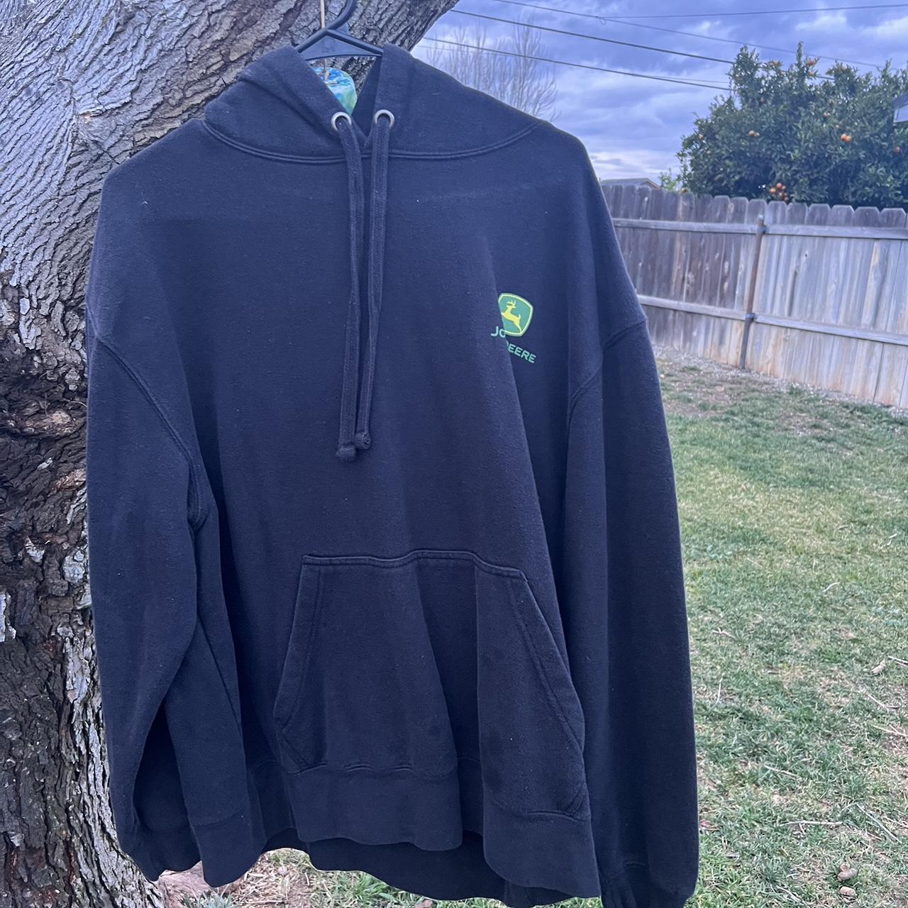 John deere zip online up hoodie