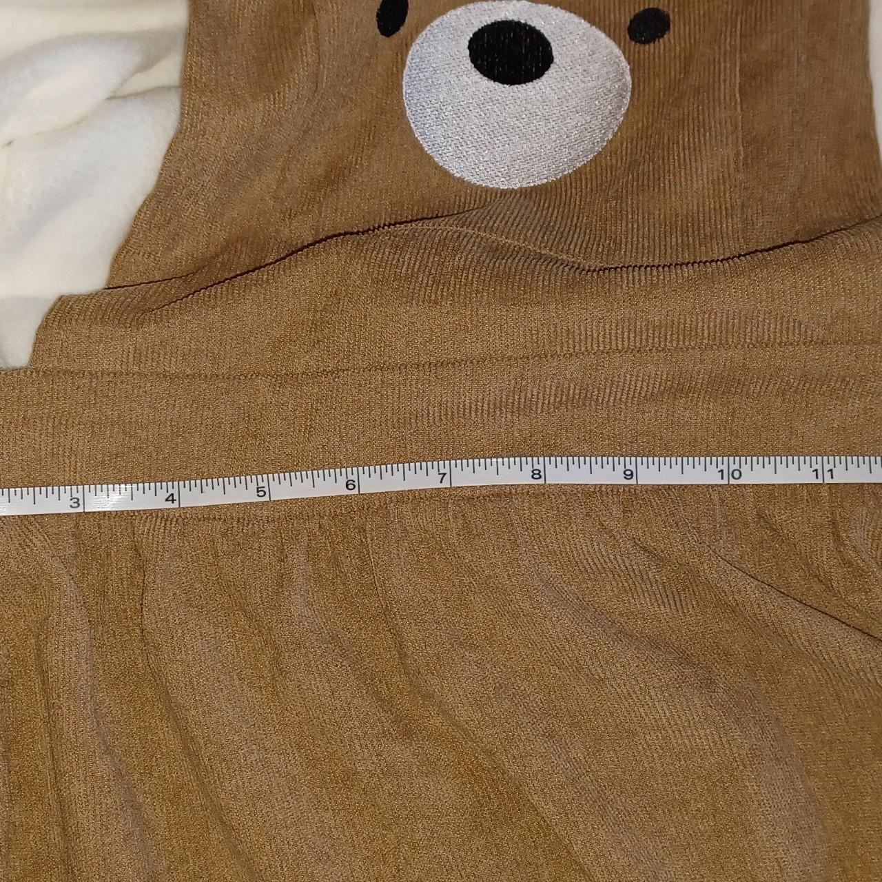 Romwe Bear Jumper, Light Brown/Tan Lightweight... - Depop