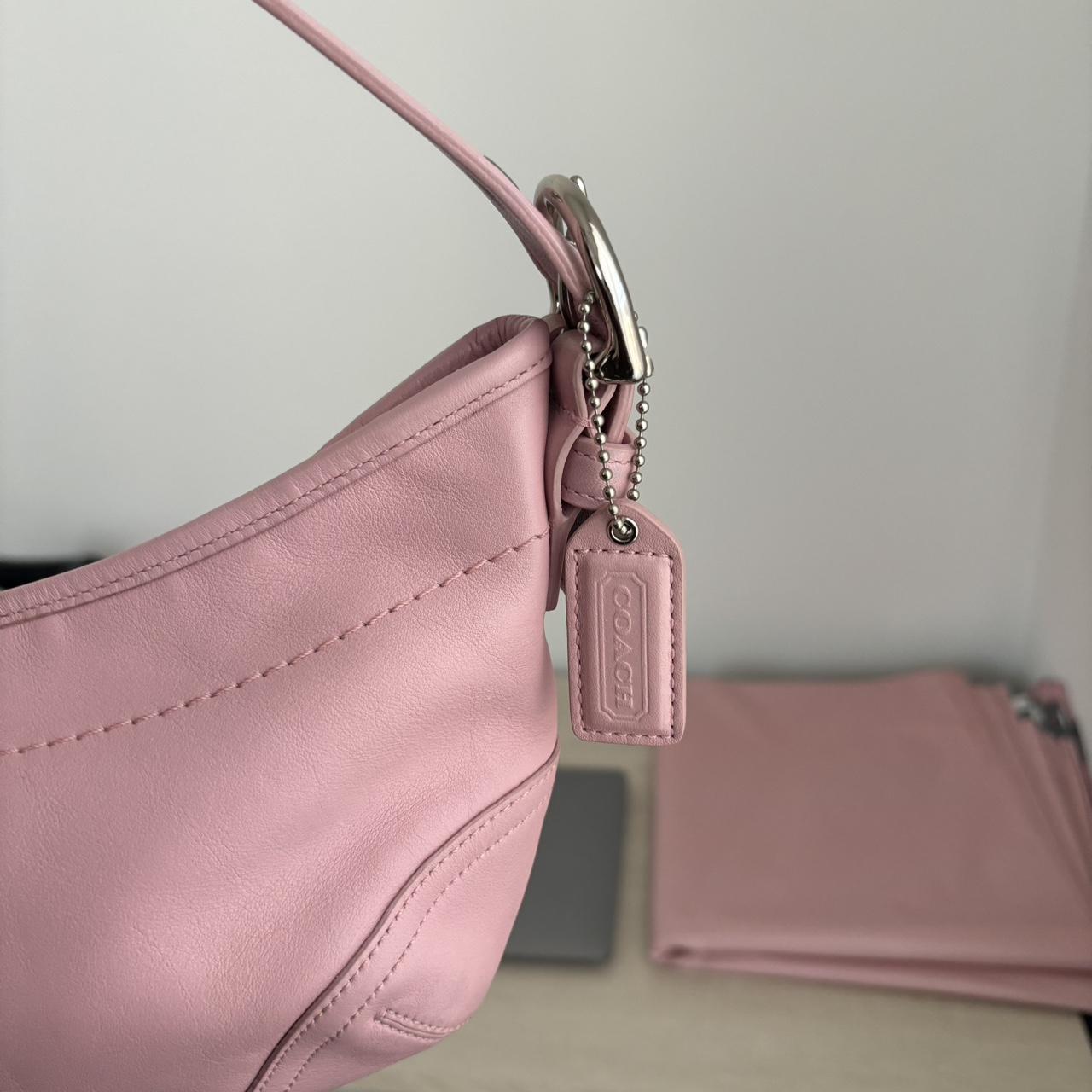 Vintage Coach Demi Soho in bubblegum pink Super... - Depop