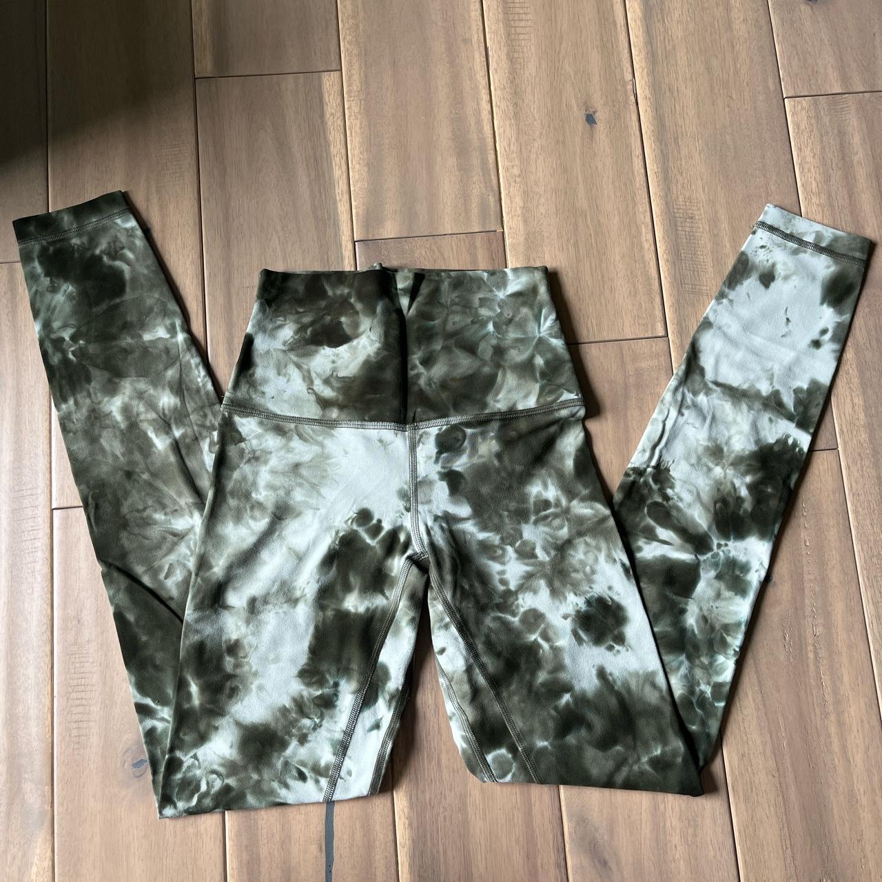 green tie-dye align leggings!, -super buttery and