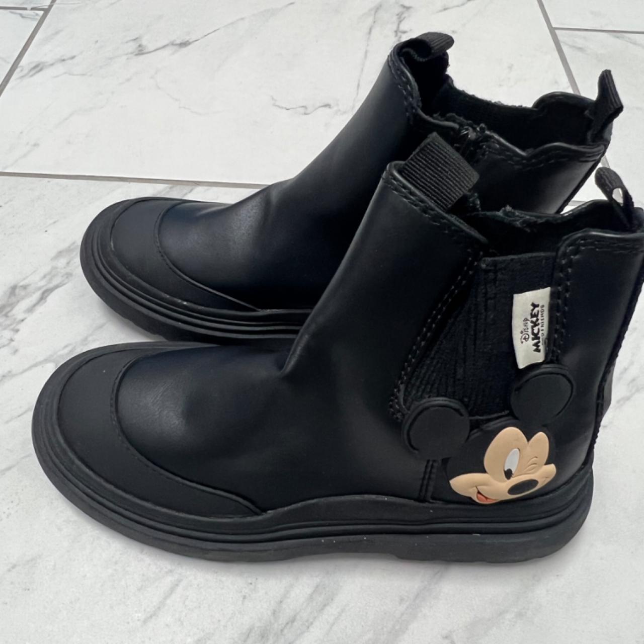 Zara mickey outlet boots