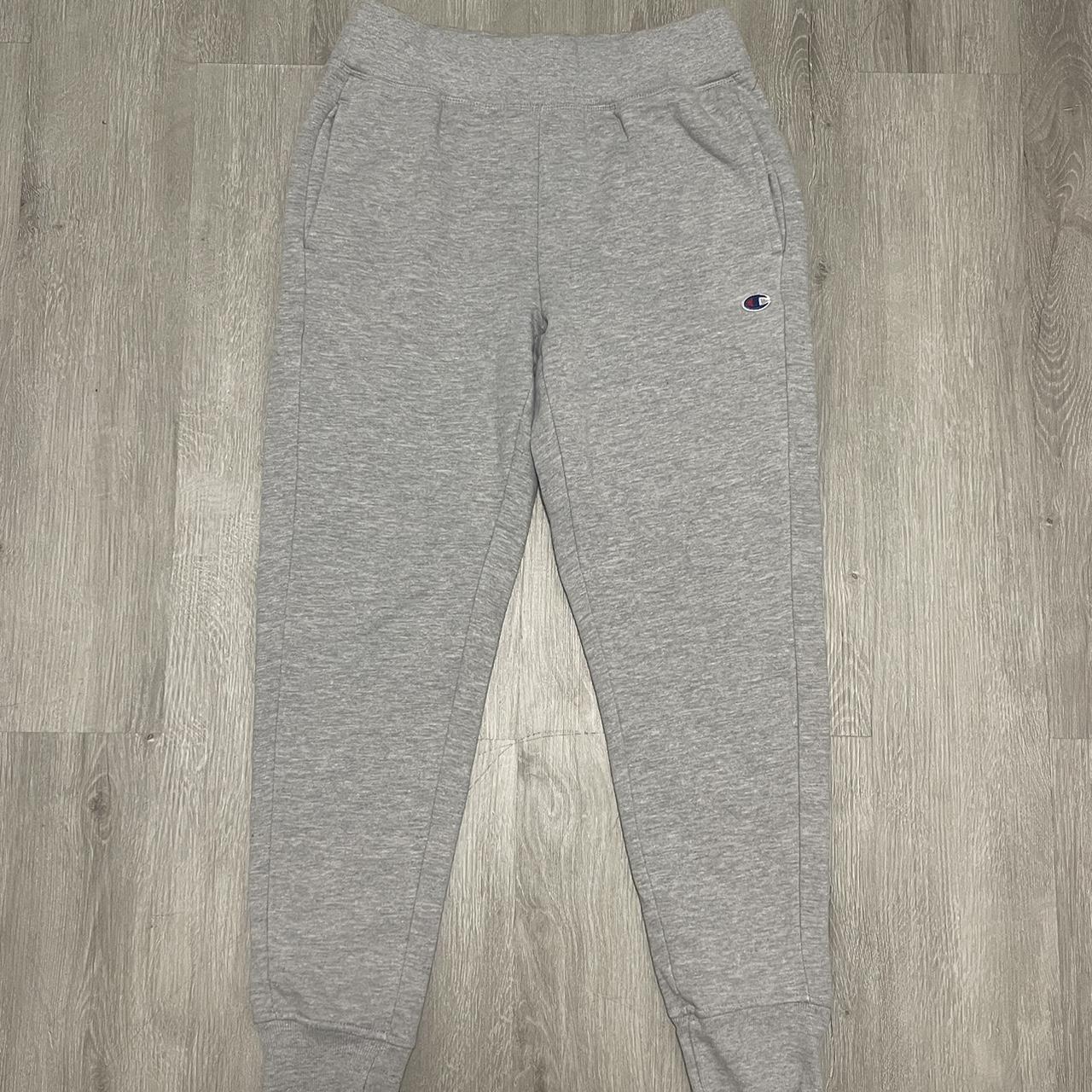Champion Grey Sweatpants -Bought these and never... - Depop