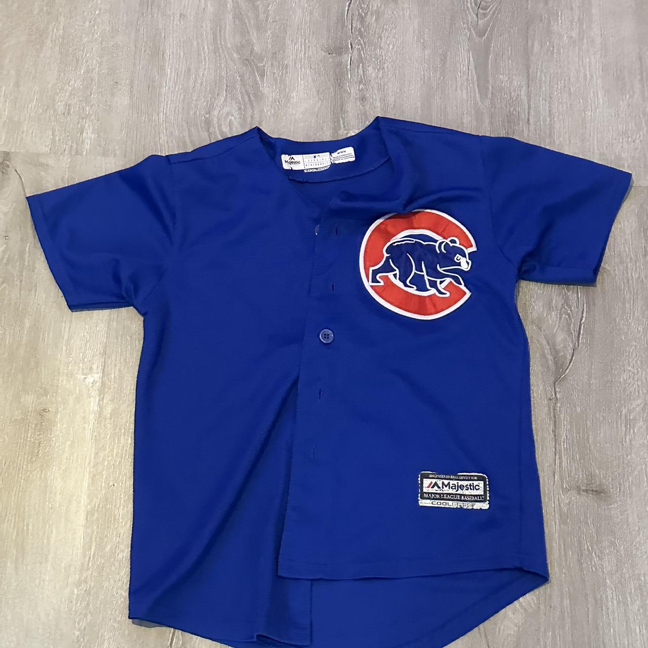 Cubs youth sales jersey baez