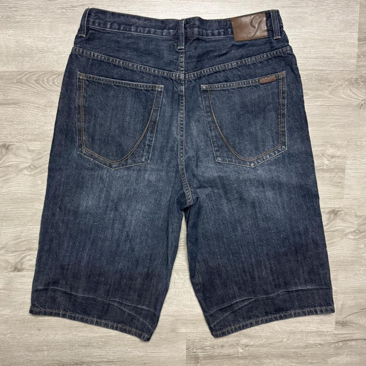00s Sean John BAGGY DENIM SHORTS B系 SEAN JOHN BAGGY SHORTS DENIM JORTS Y2K SKATE HIP HOP | Depop