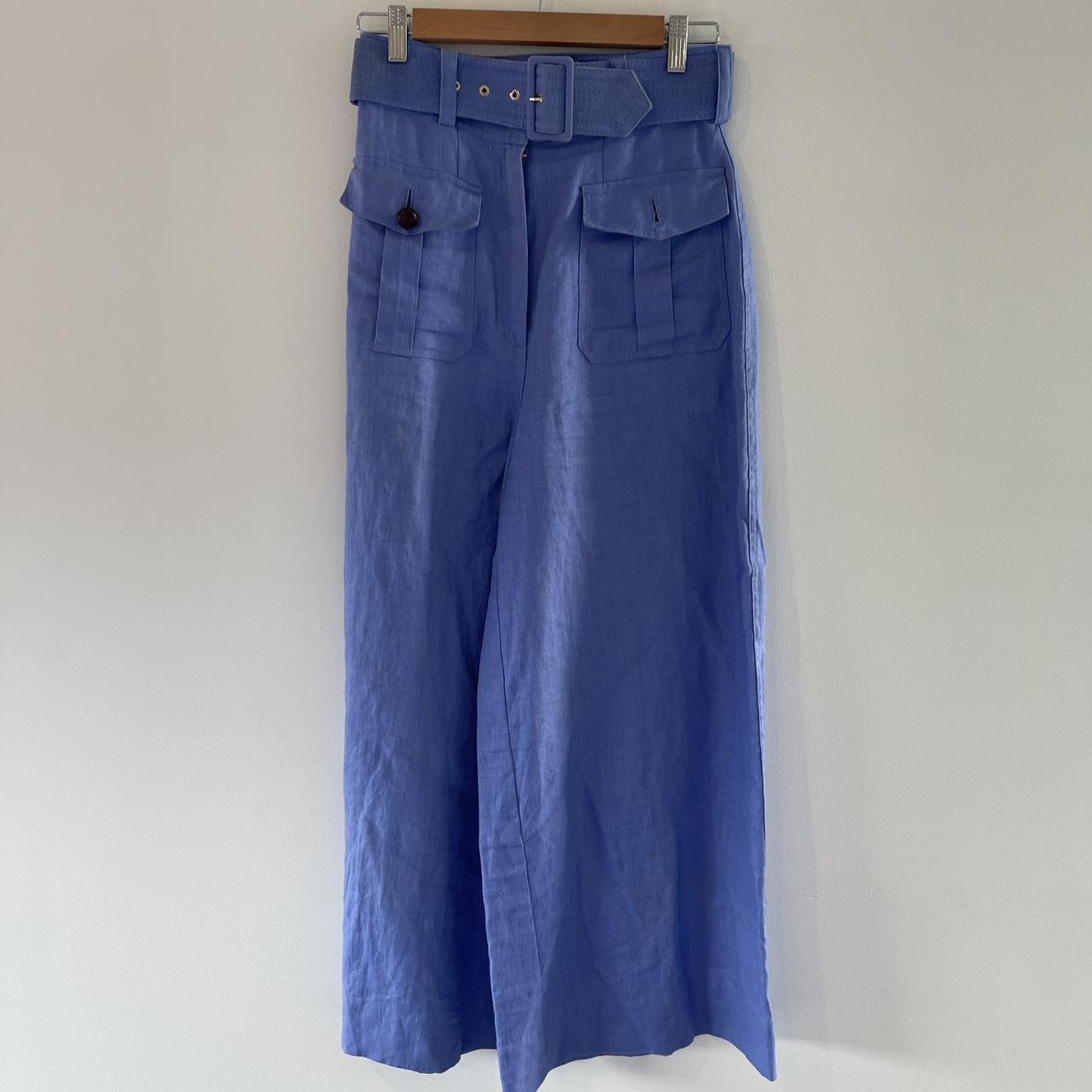 Zimmermann pants - jacaranda - size 0 Missing one... - Depop