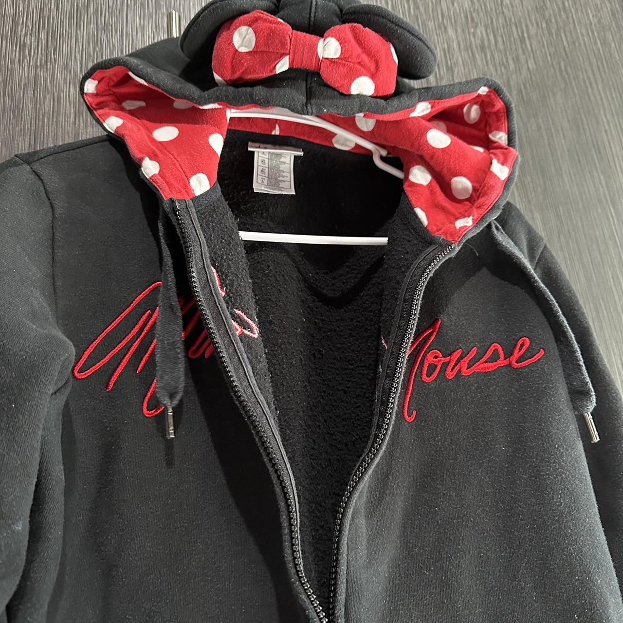 Minnie mouse zip up hoodie online women's