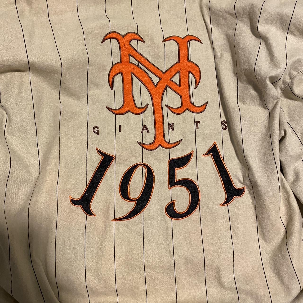 Vintage San Francisco Giants Authentic Cream - Depop