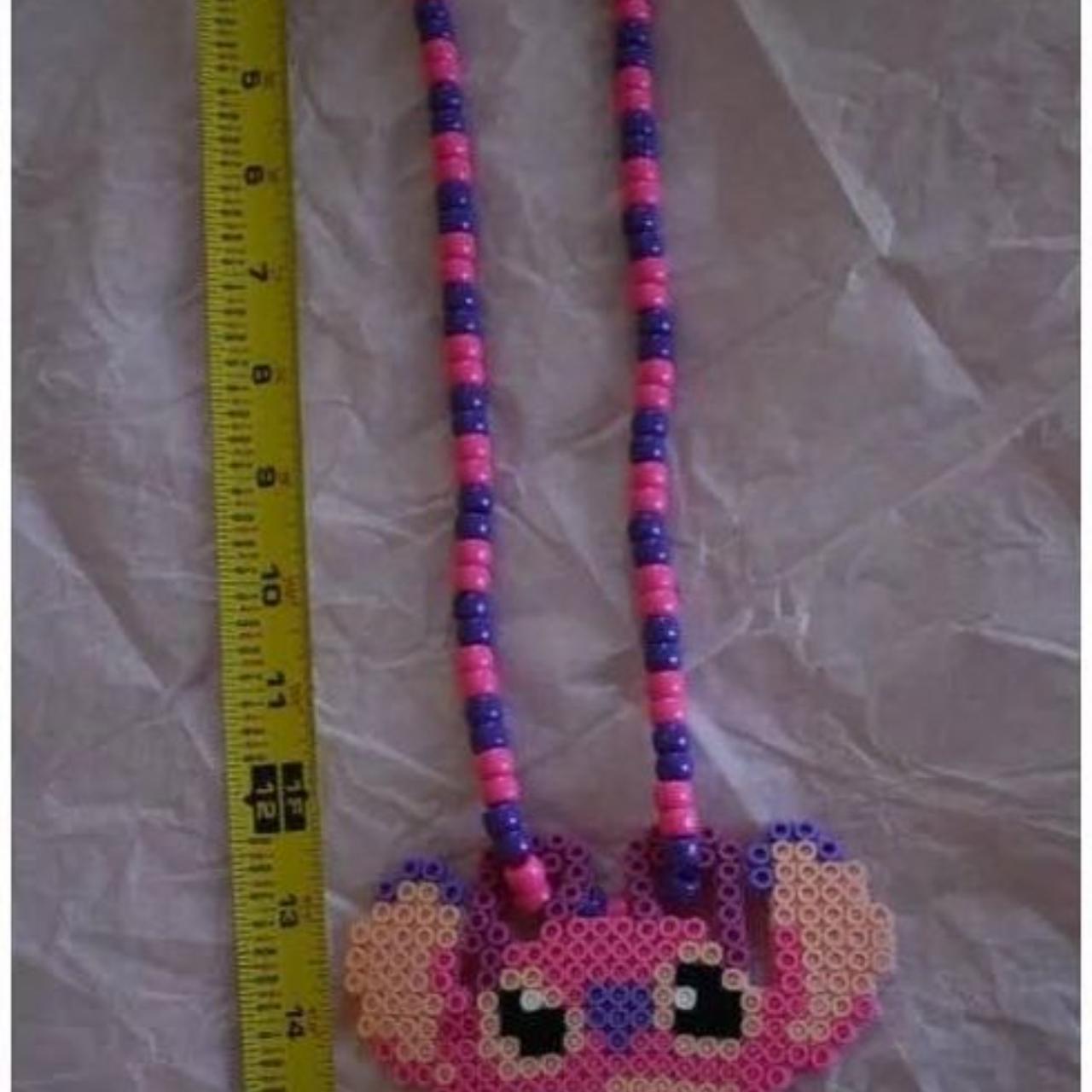 Disney Lilo & Stitch Angel rave festivals Kandi... - Depop