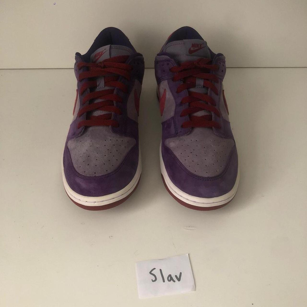 plum colored nike shoes