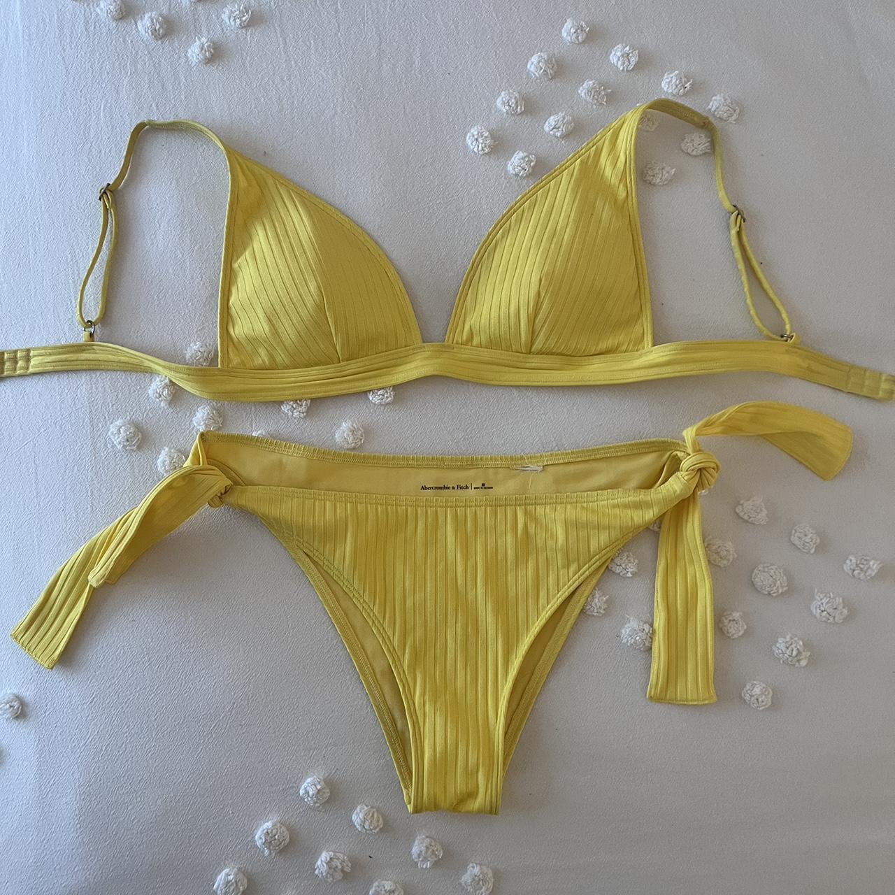 Lightly Used Abercrombie Yellow Bikini Super Depop 