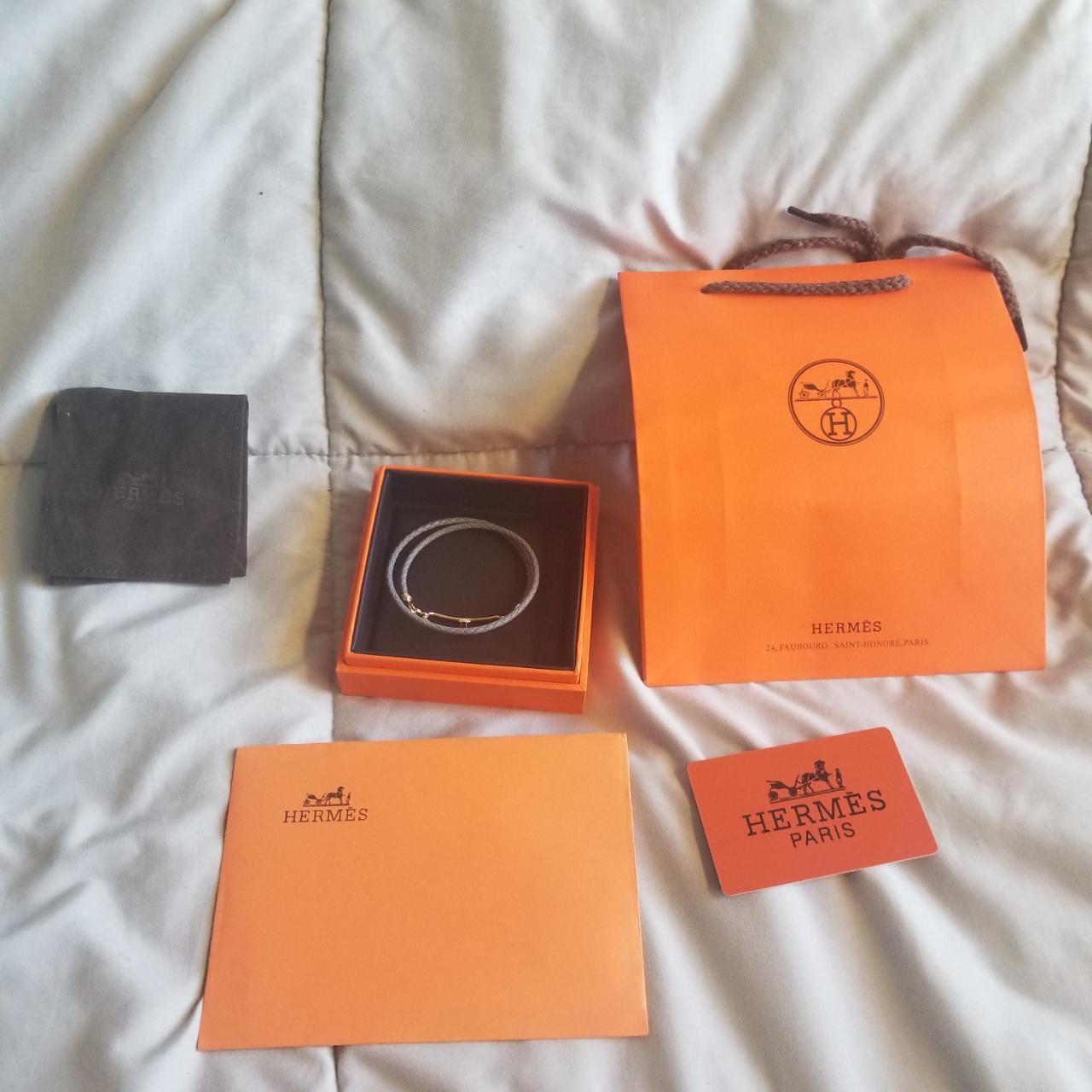 Hermes Rope Bracelet Size 19 Authentic Depop